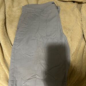 Men khaki shorts in solid condition
